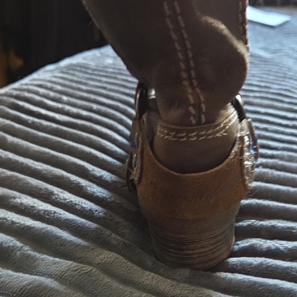 BED|STU Distressed Brown Heeled Boots In A Size 9* - Picture 7 of 11